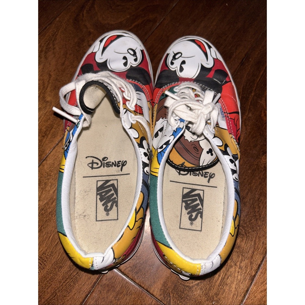 Vans Off The Wall Unisex X Disney Mickey Mouse &‎ Friends Era Shoes M7/W8.5 Used - Picture 3 of 8
